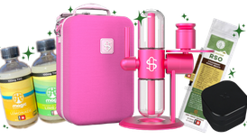 Top-Shelf Medicinal Extracts or a Barbie-Pink Gravity Bong Will Freshen Up Your Stash