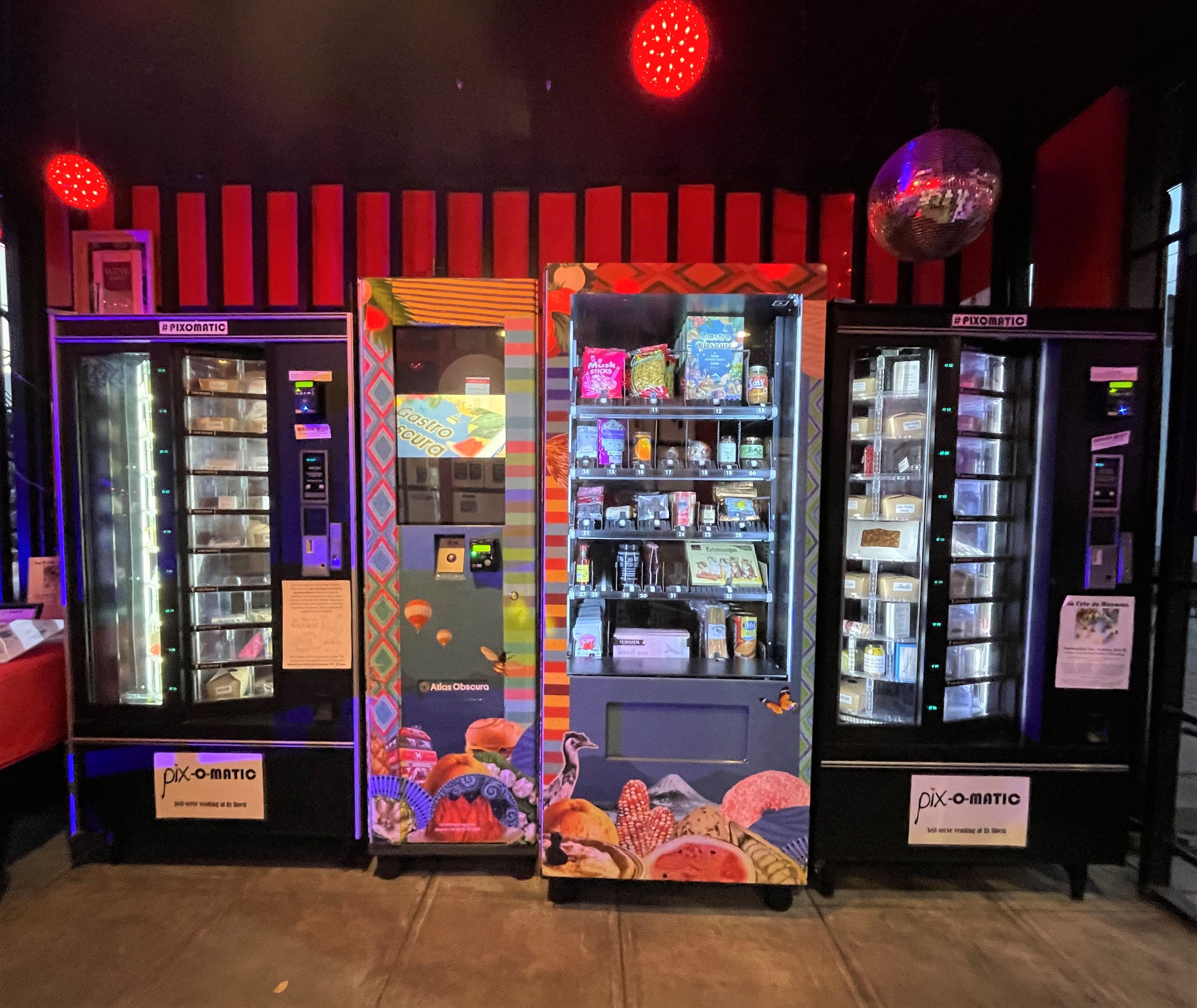Gastro Obscura's Weird Food Vending Machine Pops Up Briefly at Pix-O-Matic