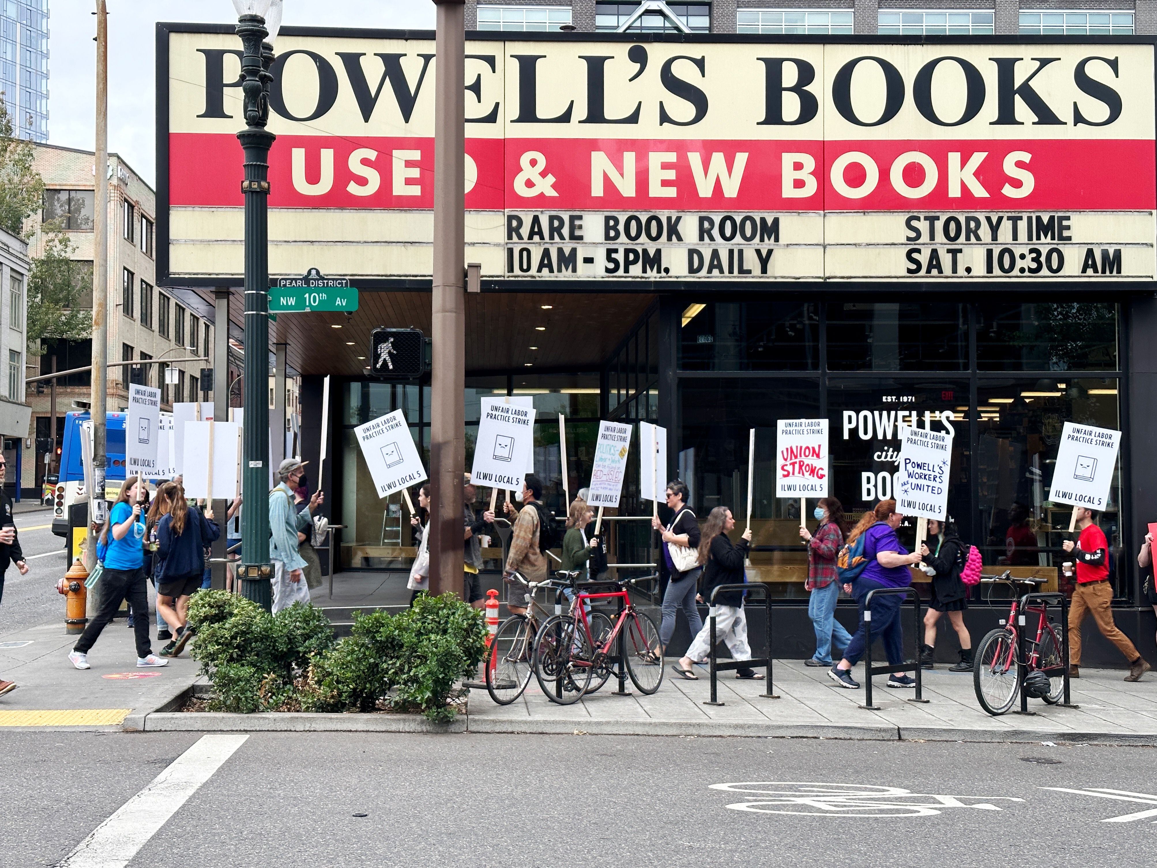 I work at Powell's Books in Portland, Oregon. Please sign our