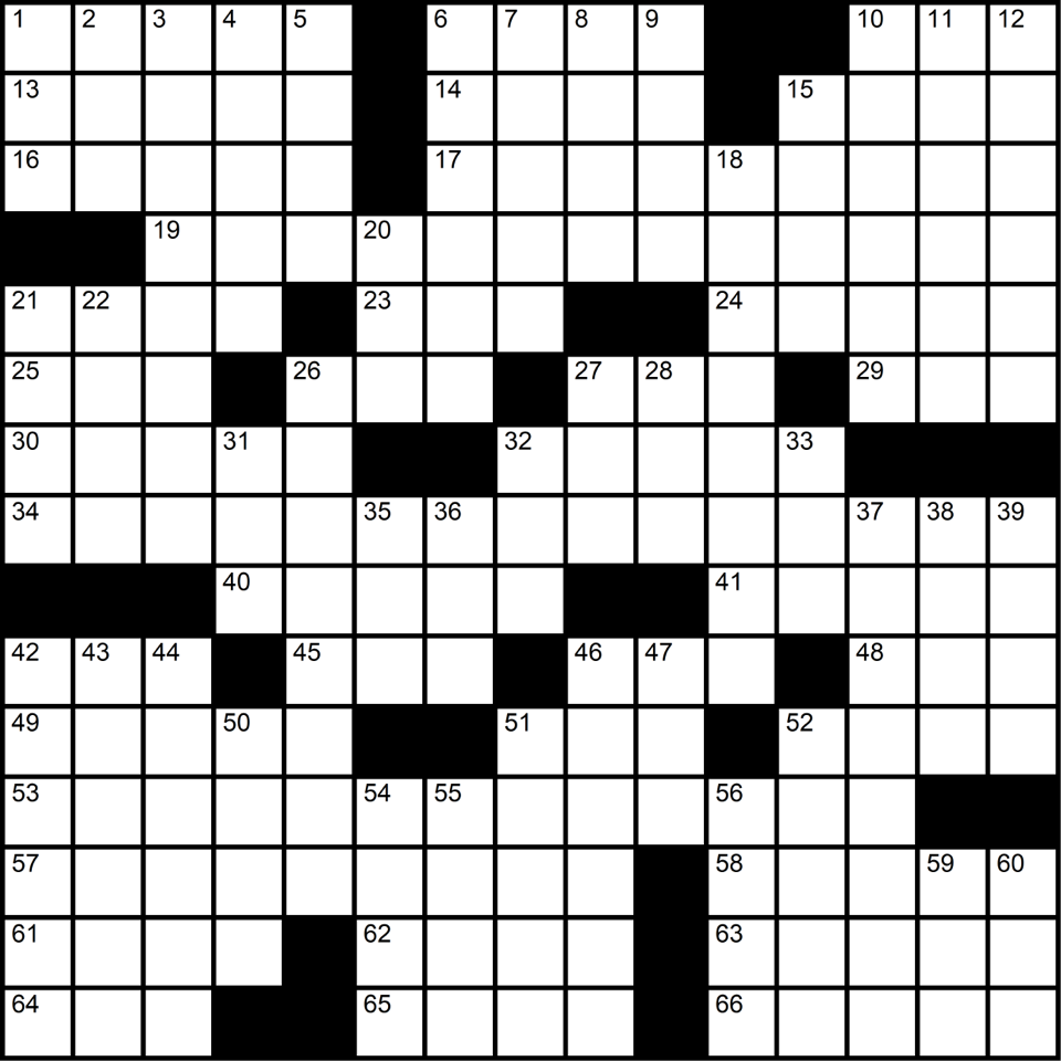 All round crossword clue
