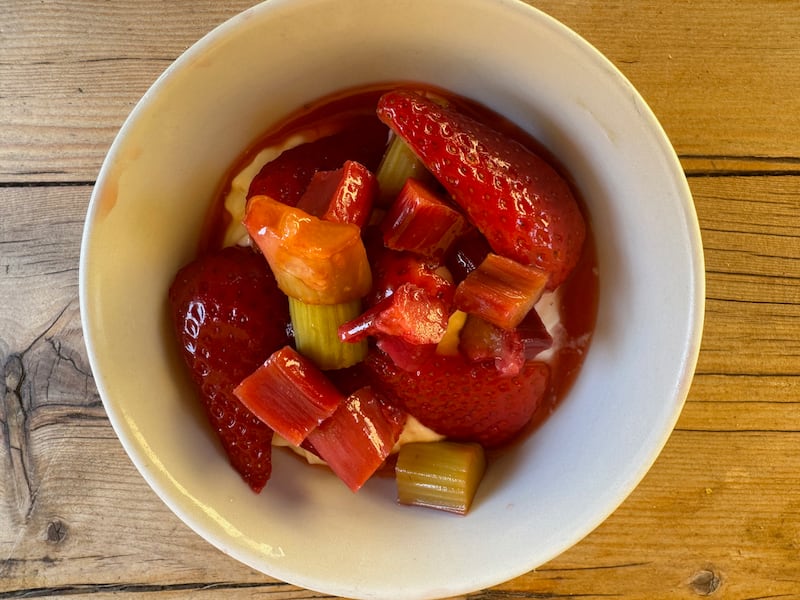 What We’re Cooking This Week: Americano Rhubarb and Strawberries