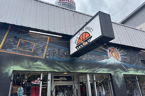 Vintage ‘Blazers on Broadway’ Sign Gets New Life in Southeast Portland