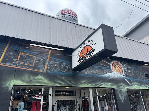 Vintage ‘Blazers on Broadway’ Sign Gets New Life in Southeast Portland