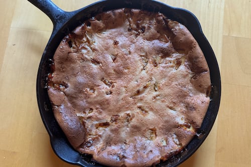 What We’re Cooking This Week: French Custard Cake With Plums
