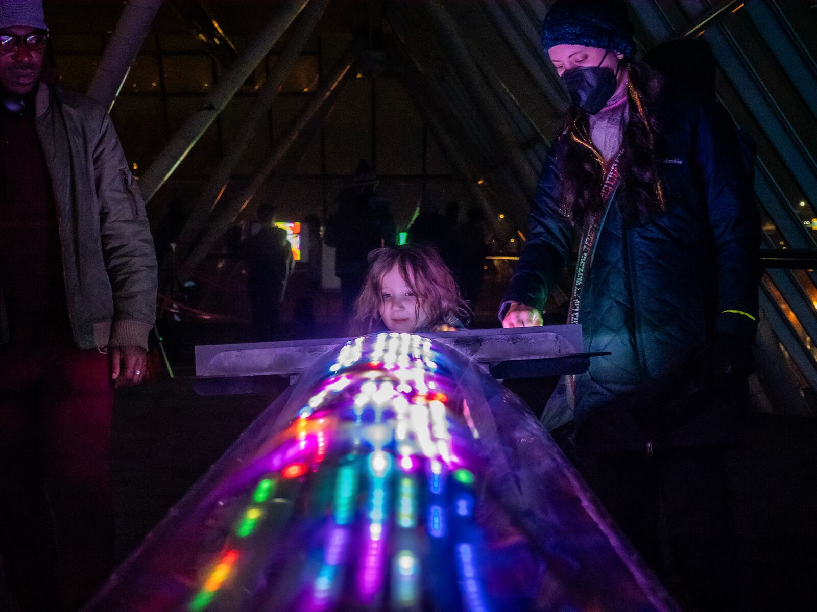 Winter Light Festival Filled Downtown Portland With Families