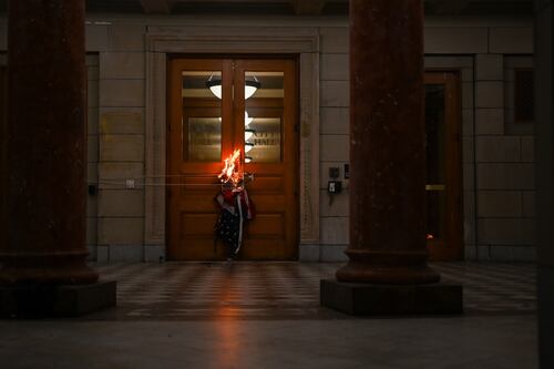 A Small but Furious Display of Outrage Follows Decision Not to Indict Portland Police Officer in Robert Delgado Killing