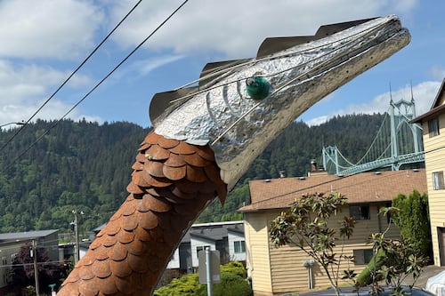 Cathedral Park Gets New Dragon Sculpture