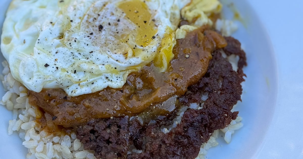 What We’re Cooking This Week: Smashburger Loco Moco With Miso Curry Gravy