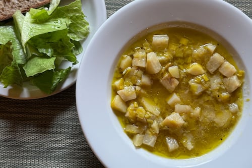 What We’re Cooking This Week: Potato, Celery Root and Leek Soup