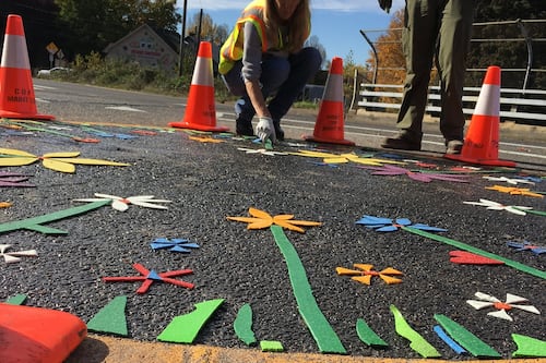 During Her Career at PBOT, Kirstin Byer Made Her Mark on Portland—With Bike Lane Art