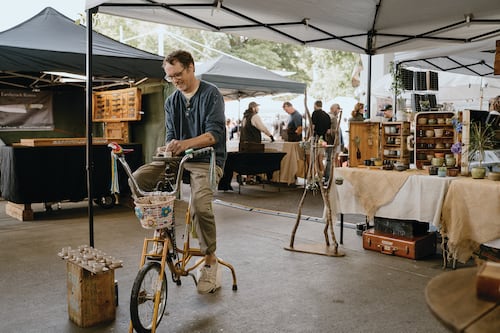 Portland’s Best Bike-Powered Farmers Market Potter