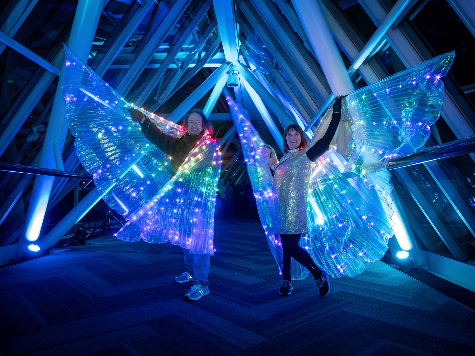 Winter Light Festival Filled Downtown Portland With Families