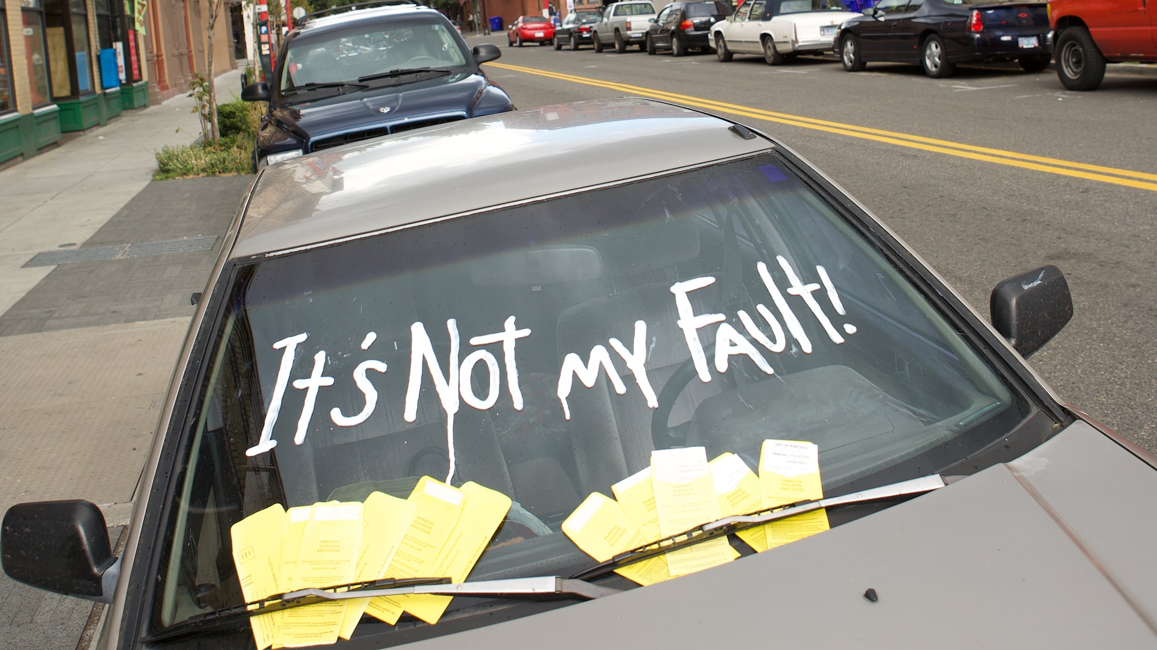 What People Will Say to Get Out of a Portland Parking Ticket