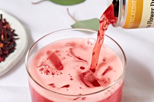 Snack of the Month: Hibisbloom’s Cascade Vanilla Hibiscus Drink and Syrup