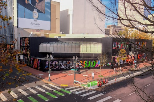 New Mural Painted on Downtown’s Washington Center