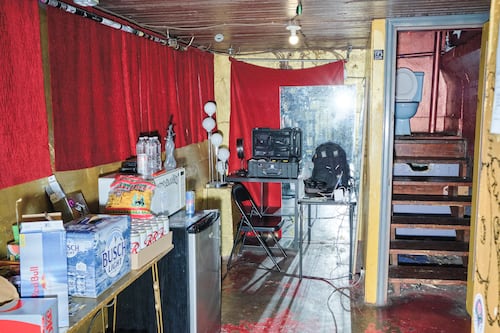 The Star Theater’s Backstage Toilet Sits Atop a Stairway