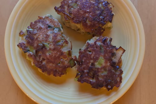 What We’re Cooking This Week: Leek and Cheese Fritters