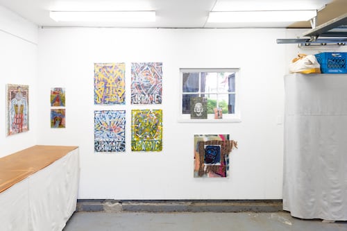 John Brodie’s “Friends of Doom” Makes Sense of Chaotically Colorful Linework