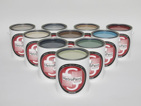 MetroPaint Is Recycled From What’s Left at the Bottom of Cans, and the Colors Are Gorgeous