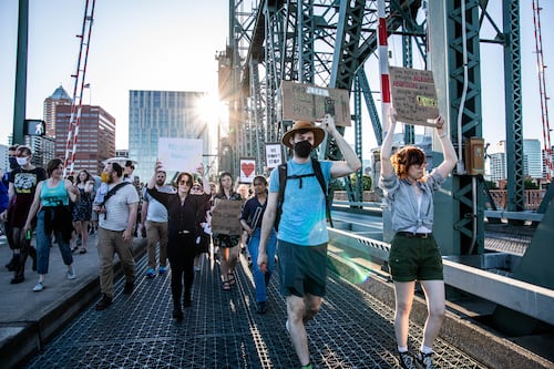 Abortion Rights Protesters on Bikes Will Denounce Providence at the Bridge Pedal