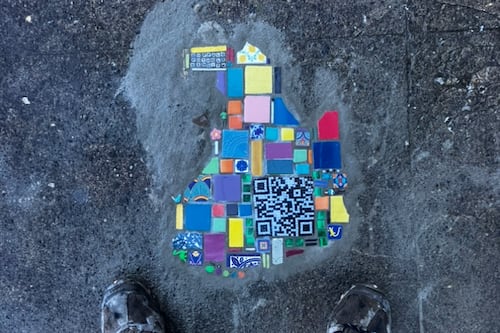 The Buffalo Pothole Bandit Hits Portland With Street Art