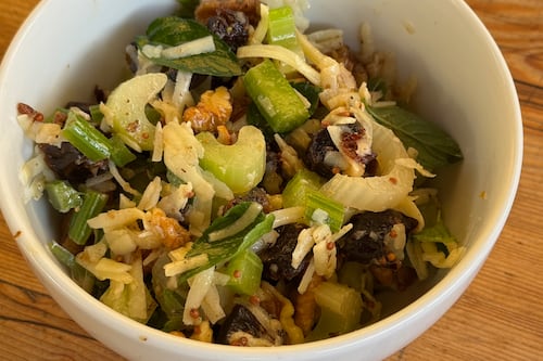 What We’re Cooking This Week: Celery and Walnut Salad With Sharp Cheddar and Caramelized Dates