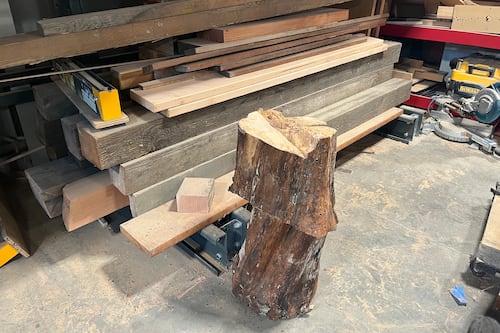 What Was Done With the Timber From the Mt. Tabor Trees Felled by an Ice Storm?