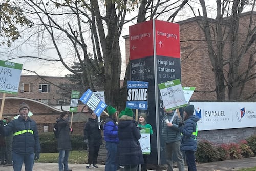 Striking Legacy Health Workers Make (Slight) Headway