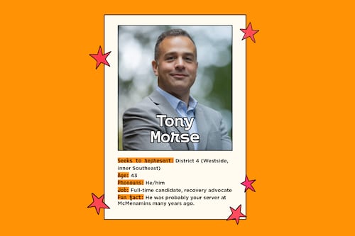 City Council Entrance Interview: Tony Morse