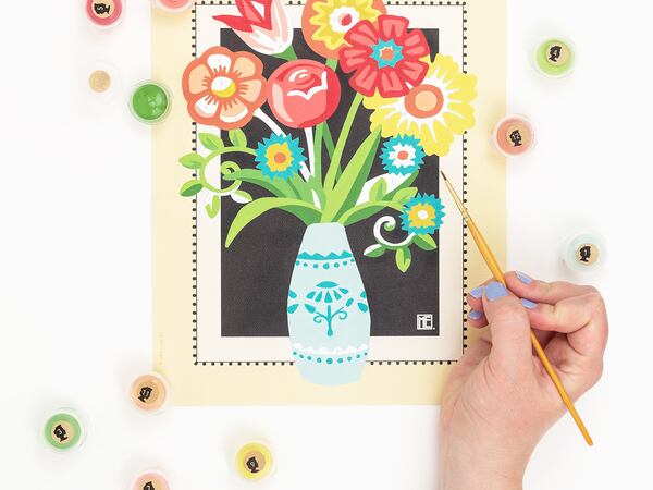 Elle Crée’s Paint-by-Number Kits Took Off During the Pandemic and Continue to Be Popular