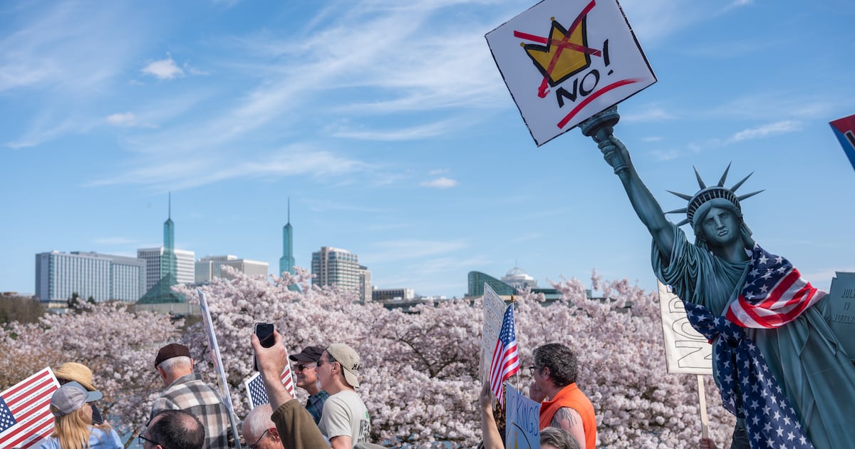 Portlanders March Against Trump