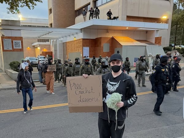 Portland Is Fighting Fascism With Needles and Hooks