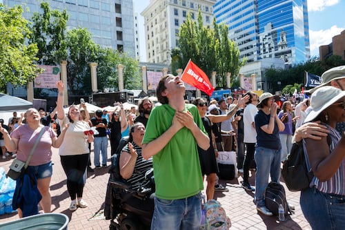National ‘Jesus March’ Tour Brings Online Culture Wars to Pioneer Courthouse Square