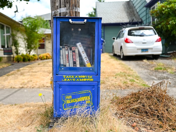 Two Portlanders Converted an Old Willamette Week Box Into a Neighborhood Movie Swap