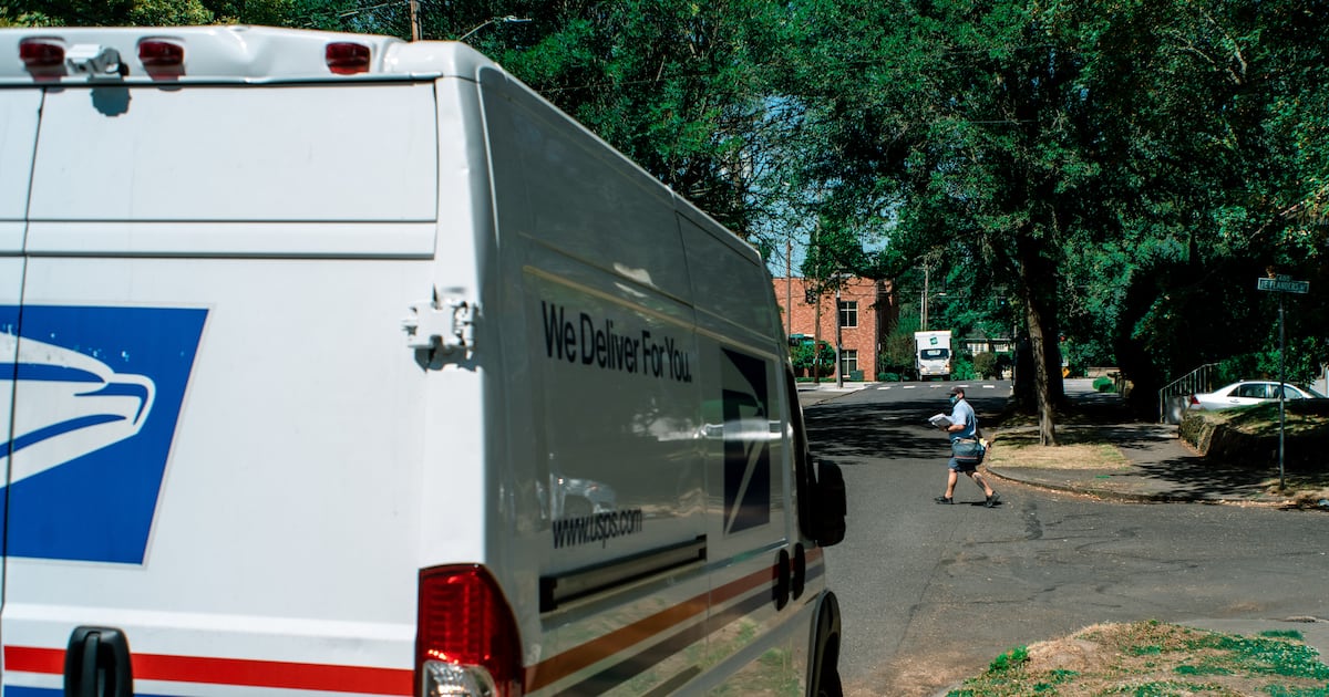 Photo: wweek.com U.S. Postal Service deliveries in Northeast Portland. (Trevor Gagnier)