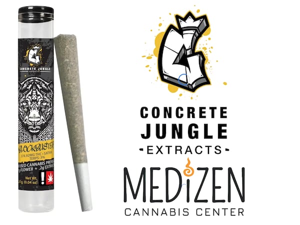 One Gram Infused Concrete Jungle Prerolls