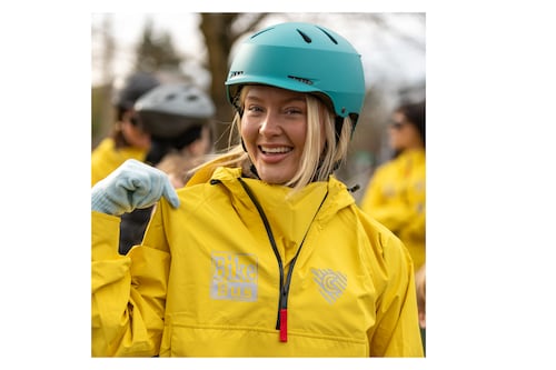 Pop Star Zara Larsson Joins Northeast Portland Bike Bus