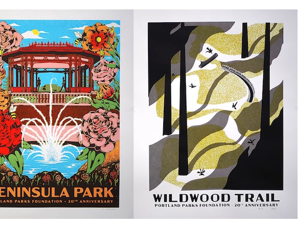 To Mark Its 20th Anniversary, Portland Parks Foundation Created Stunning Posters of Iconic Local Parks