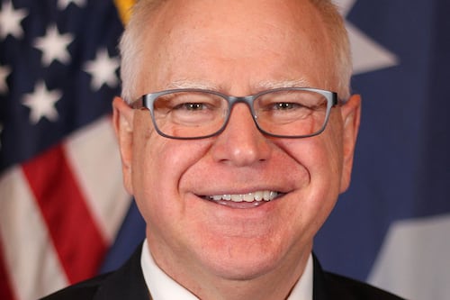 Gov. Tim Walz Wears Portland-Designed Glasses